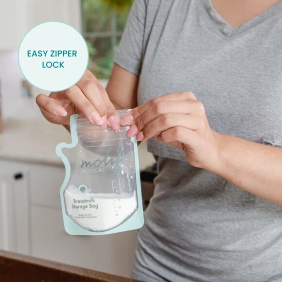 Motif Medical / Lot of x5 - 100 Count 6oz Milk Storage Bags - Picture 7 of 8